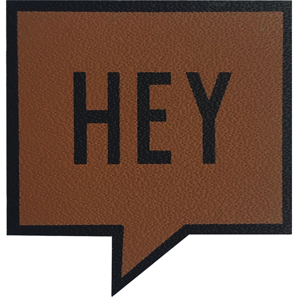 Design Letters MyCover Stickers Hey Cognac