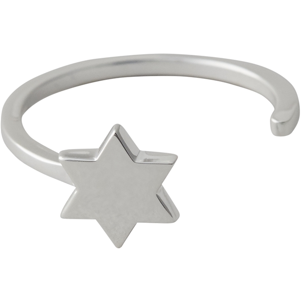 Design Letters Star Ring Silver