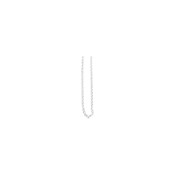 Design Letters Necklace Chain 60 cm Silver